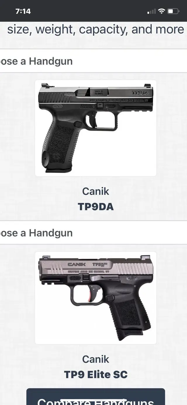 Canik Tp9Da Problems