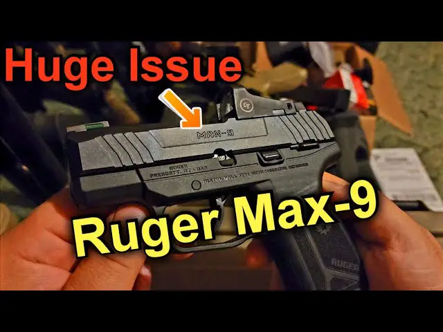 Ruger Max 9 Problems